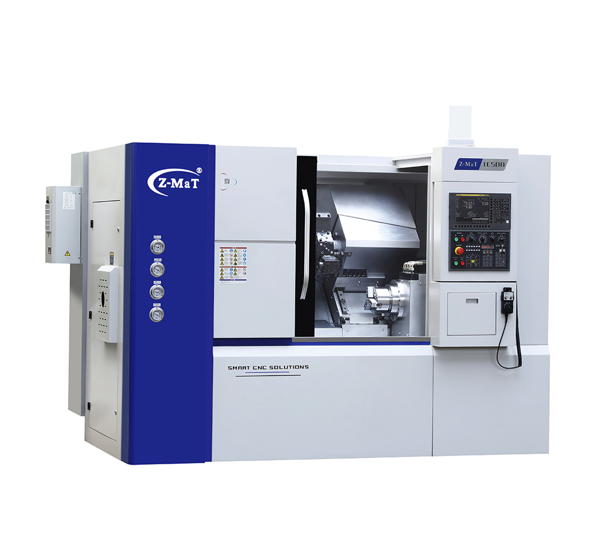 Z-коврик двухшпиндельный TC500 5-Axis токарный станок 12-инструмент живой инструмент турель аэрокосмической для продвинутых пресс-форм