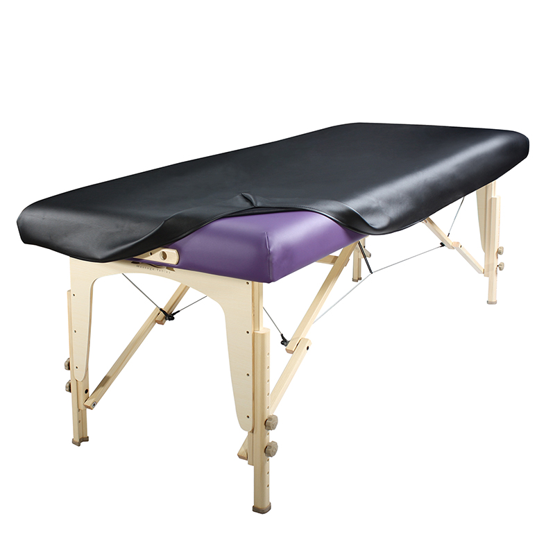 Fitted PU Synthetic Leather Square corner Custom Massage Bed cover Massage Table Sheet