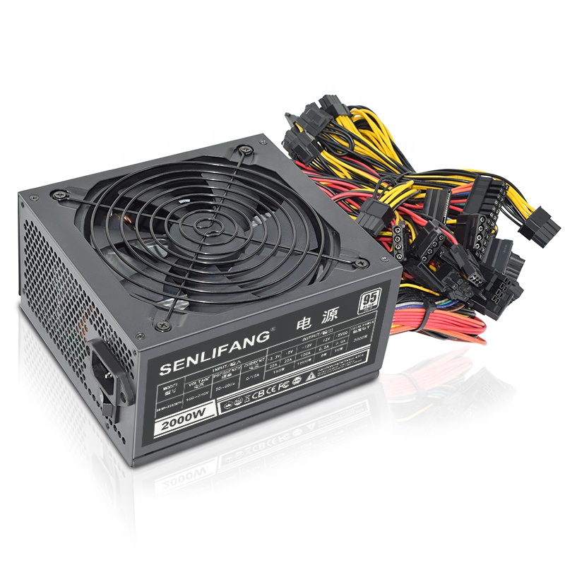 SENLIFANG 2000 Вт Поддержка 8 GPU PC блок питания для профессиональной машины ATX PSU КОМПЬЮТЕРНЫЙ СЕРВЕР в наличии совершенно новый