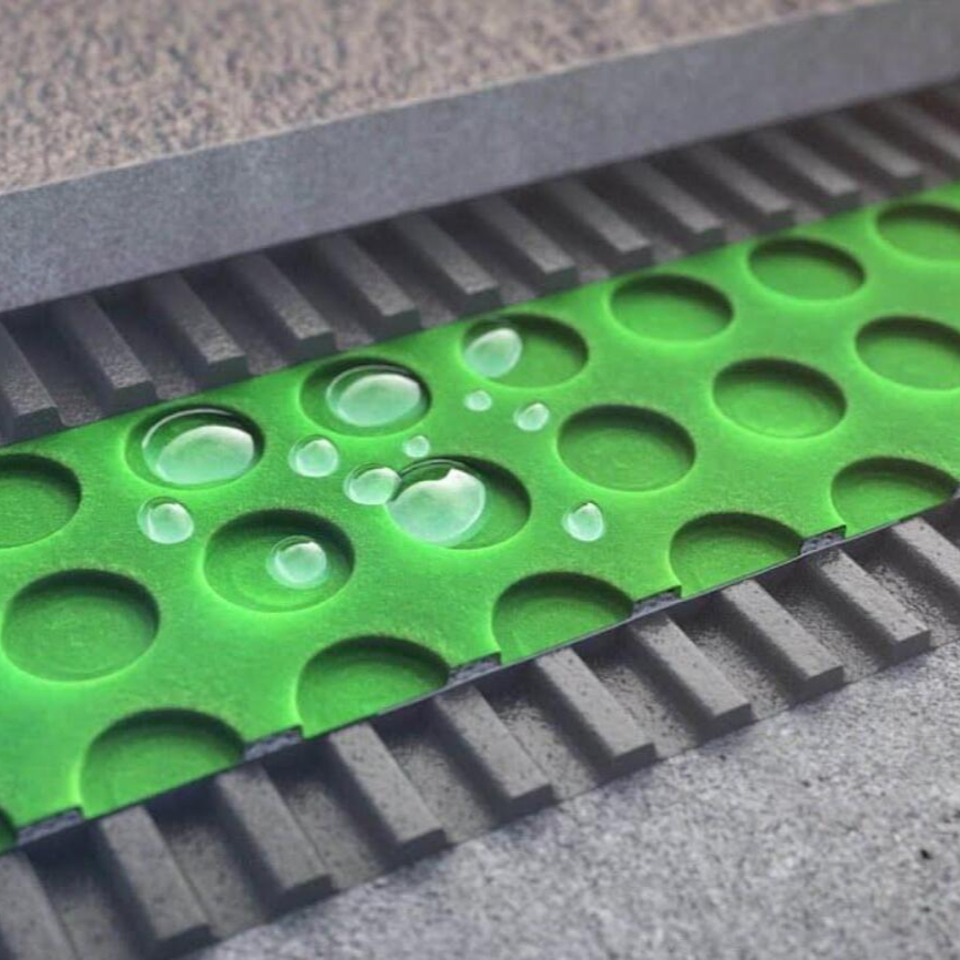 hygrometric shrinkage compensated Uncoupling and anti-cracking waterproof membrane in usa canada