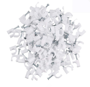 Round electrical wire cord plastic circle pvc magnetic cable clip