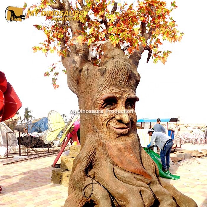 MY DINO AP-020 Amusement Park Life Size Realistic Interactive Animatronic Talking Tree