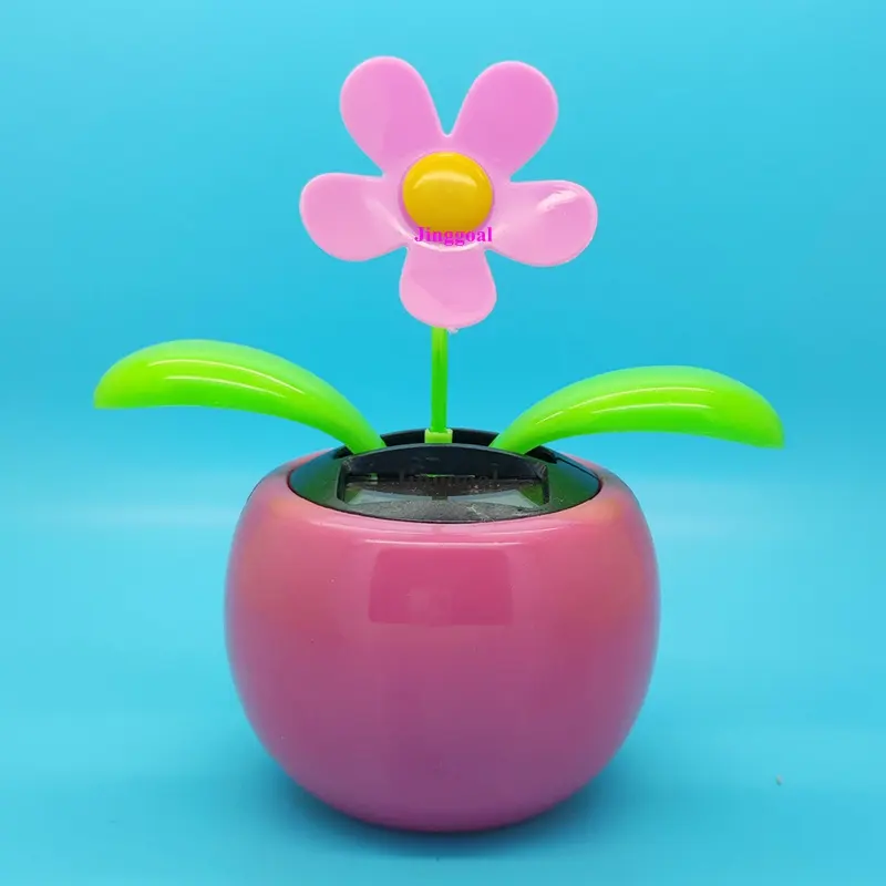 Moving petal toy solar power flower toy flip flap