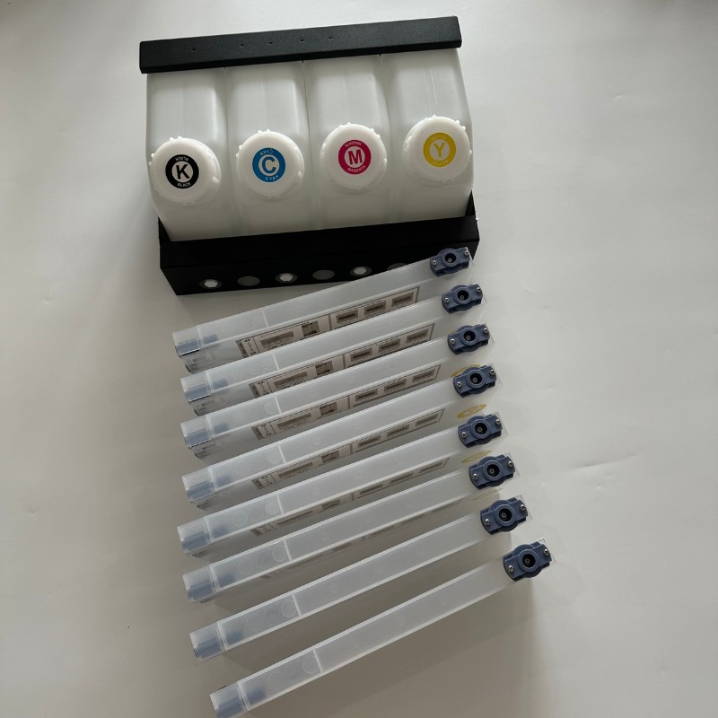 4+8 continuous bulk ink tank supply system for roland mimaki mutoh allwin galaxy eco solvent printer