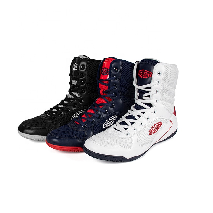 2021 Factory Hot Sales New Design Soft Non Slip walking style High Top White Boxing Shoes Men Sneakers