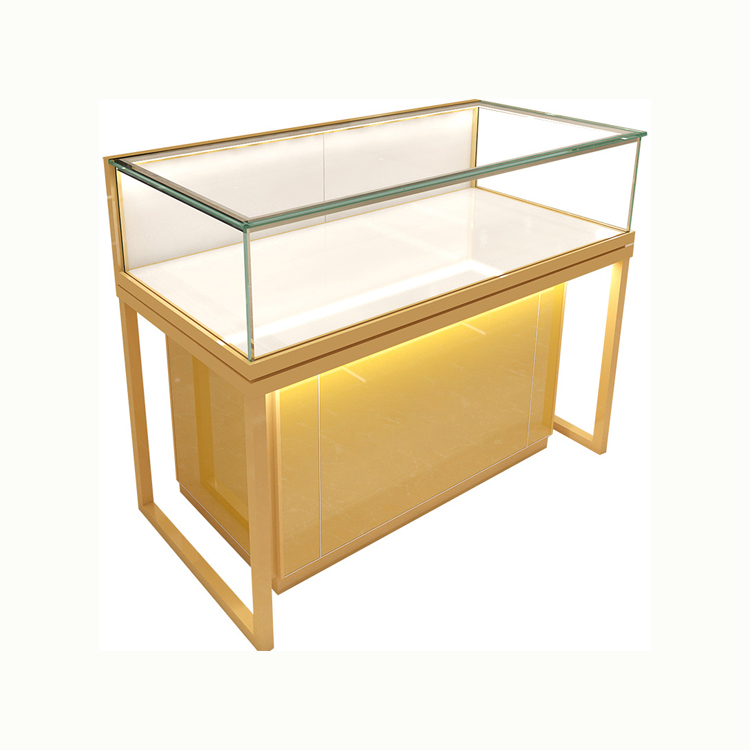 All-round customization jewelry display rack tempered glass necklace display stand jewellery display stands for sale