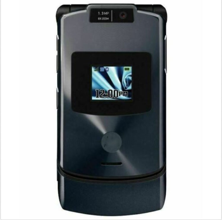 Флип Telefono для Motorola V3 мобильный телефон в 8 цветах для MOTORAZR Мобильный телефон Ретро коллекционеров издание