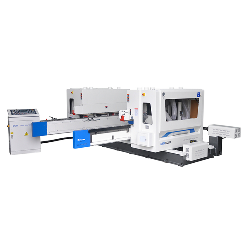 QMX8025M двухконцевая машина с ЧПУ с 6 шпинделями машина для тенонирования древесины