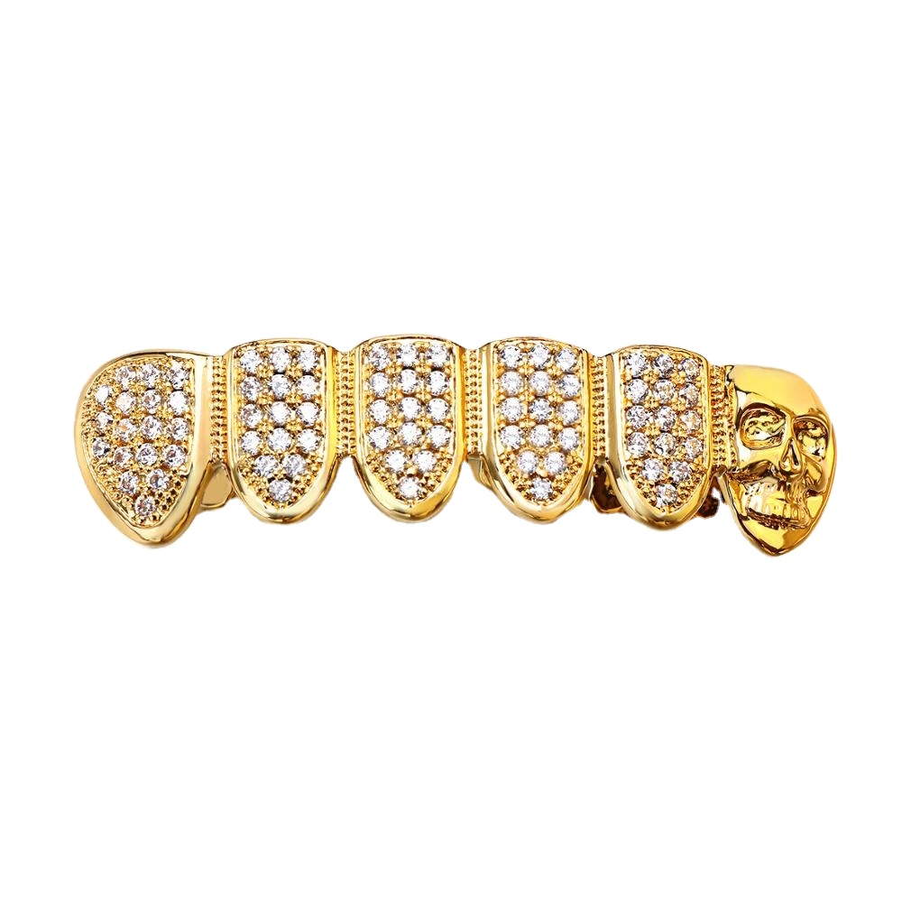 Оптовая продажа по индивидуальному заказу кепки в стиле "хип-хоп Grillz комплекты льдом, ювелирное изделие для тела, стоматологическая мода унисекс льдом решетки