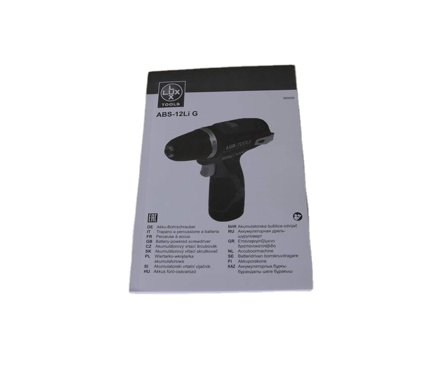 Factory customized Catalogue printing product manual printing service