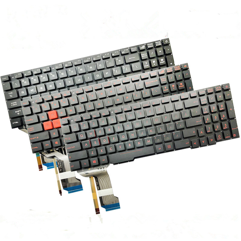 Клавиатура с подсветкой для ноутбуков GL553 GL553V GL553VW ZX553VD ZX53V ZX73 FX553VD FX53VD FX753VD FZ53V