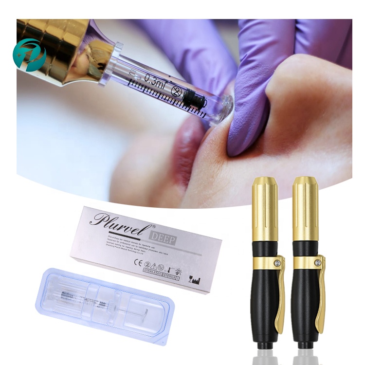 Plurvel New product hyaluron pen 0.5&0.3 hyaluronic acid filler pen hyaluronic pen for lips lifting