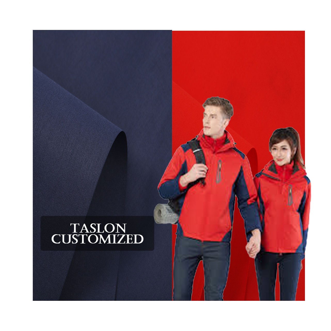 Factory direct sale high quality nylon taslon fabric coat jacket fabric