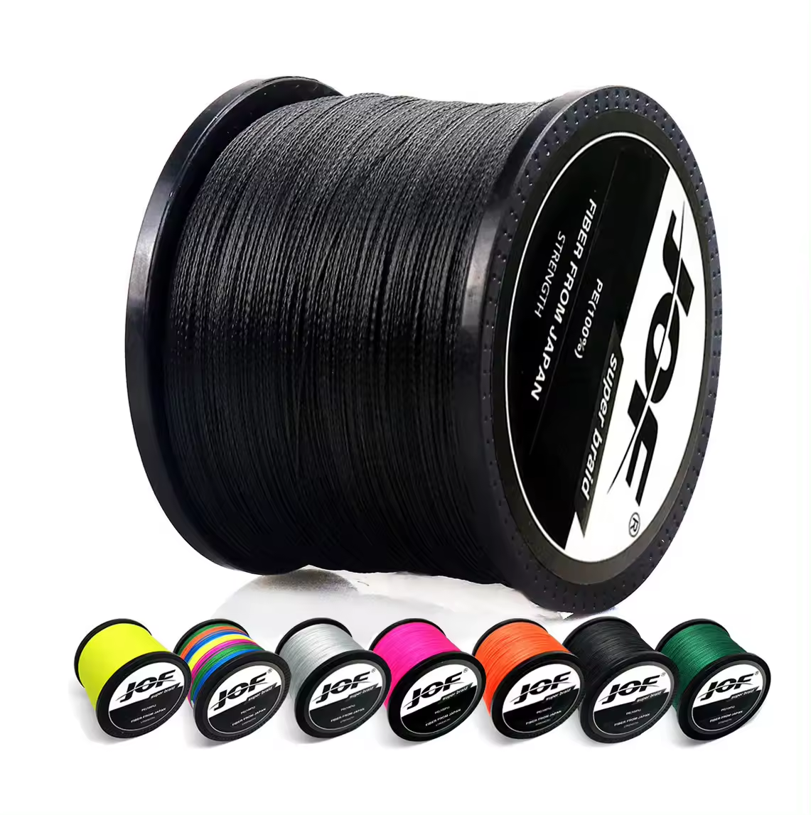 Wholesale 1pc 8 Strands Braided Wire Multicolor 100m PE fishing line super strong floating JOF BRAIDED FISHING LINE