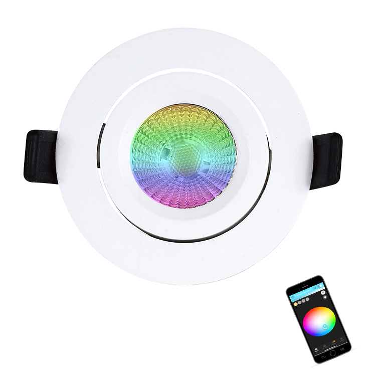 Светодиодные фонари подъем потолочный светильник Rgb заводскую Led Cob Потолочные встраиваемые светодиодные Rgb локальный светильник с 3 годами гарантии