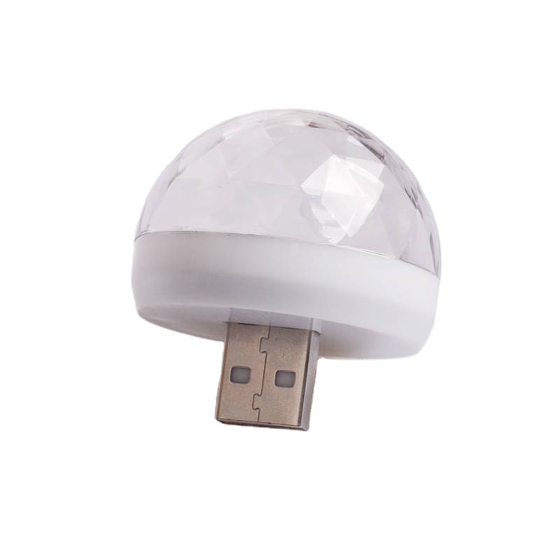 Car Dj Colorful KTV Lights Car Interior Atmosphere Lights Voice Control Led Decorative Usb Flashing Light
