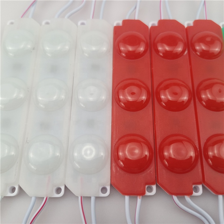 RGB Flashing Car Led Module Light 12v smd 18leds High Brightness 143x38mm Side View Display Vehicle Caution Lighting Module Lamp