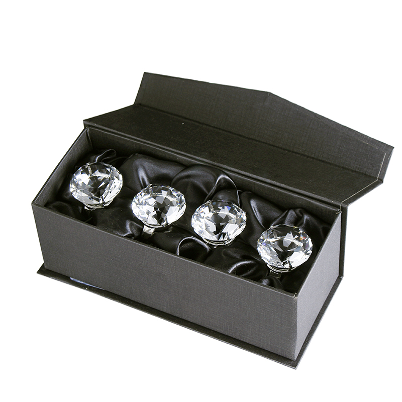 Hot Selling Crystal Clear Napkin Rings Table Decoration Accessories for Wedding