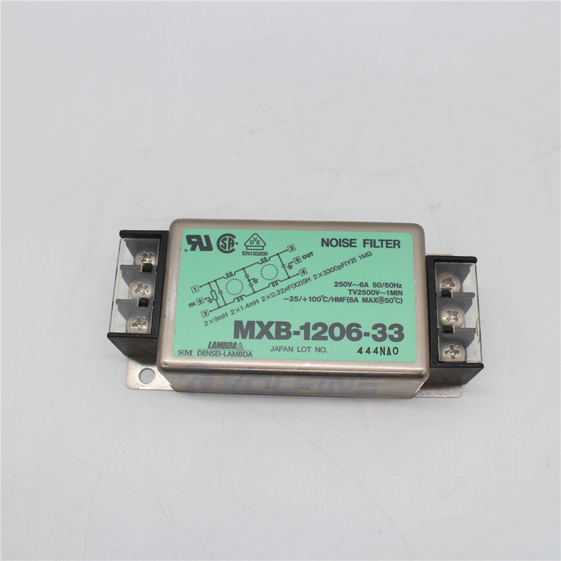 Лямбда-зонд новые тонкие 250V6A двухступенчатый сетевой фильтр MXB1206-33