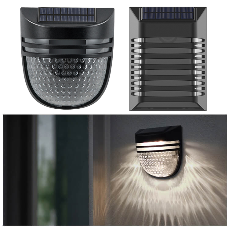 New Design Modern Decorative Outside Waterproof Outdoor Led Step Stair Deck Garden Wall Solar Fence Post Lights
