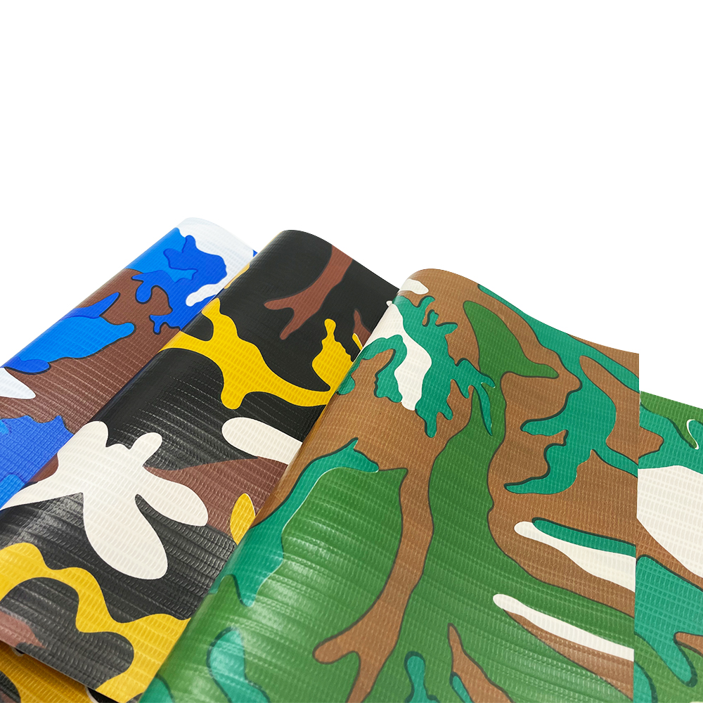 Waterproof Military Camouflage Awnings Printed PVC Tarpaulin For Cover And Tent