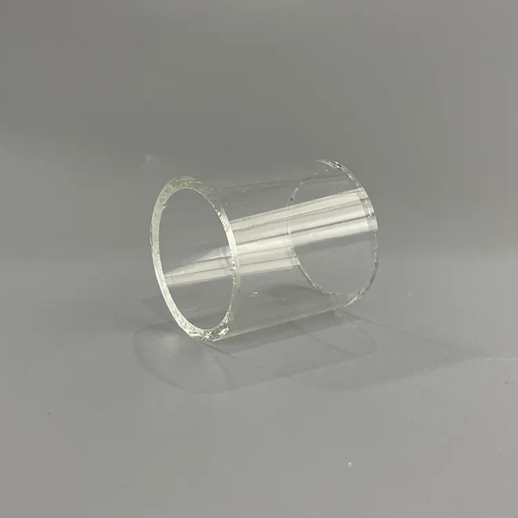 Heat Resistance Lucency 20mm High Borosilicate Glass Raschig Ring Borosilicate Glass Cylinder For Distilling Column Packing