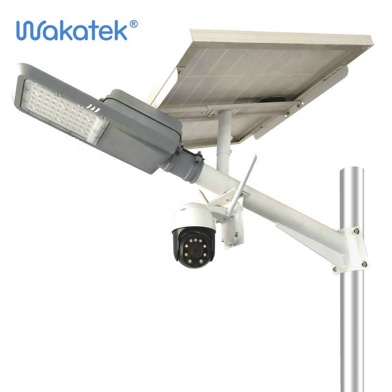 Видеолампы WAKATEK 6000k, уличный фонарь на солнечной батарее с камерой