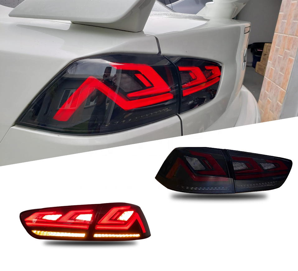 HCmotion Factory wholesales Animation DRL Full LED Rear Lamp 2007-2018 CJ EX EVO tail lights For Mitsubishi Lancer
