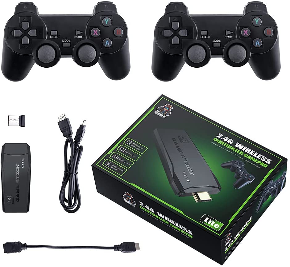 Портативная игровая консоль RTS M8, четырехъядерная видеоигра H-dmi 10000 +, Ретро ТВ с джойпадом, Ретро ТВ, игры, двойной плеер, беспроводной геймпад