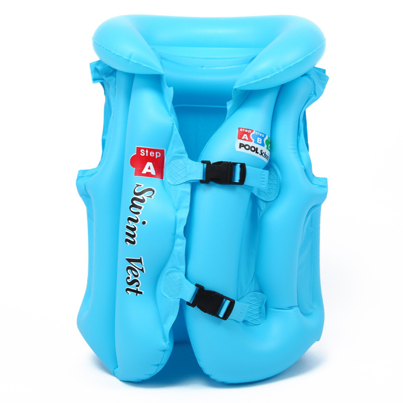 Safety PVC inflatable swim vest baby life jacket