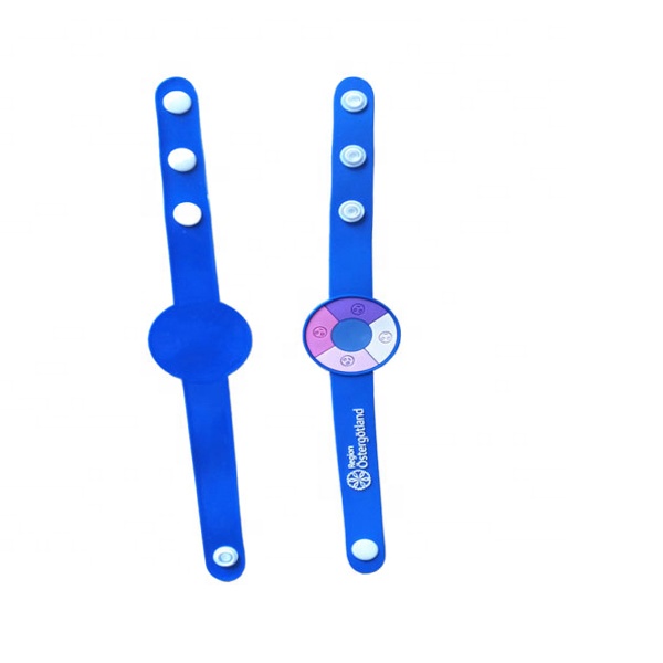 Factory price transparent silicon custom pvc diy thin slap bracelet with logo