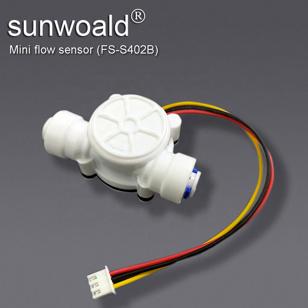 Sunwoald 6,5 мм quick connect "0,3 ~ 10L/мин мини зал поток воды сенсор для водонагреватель/диспенсер для воды