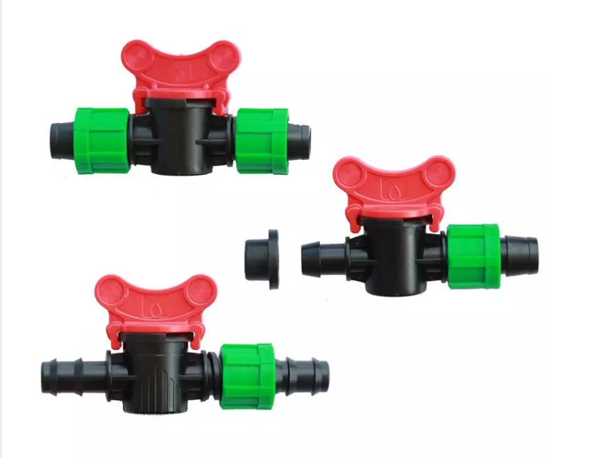 Offtake with rubber for drip tape