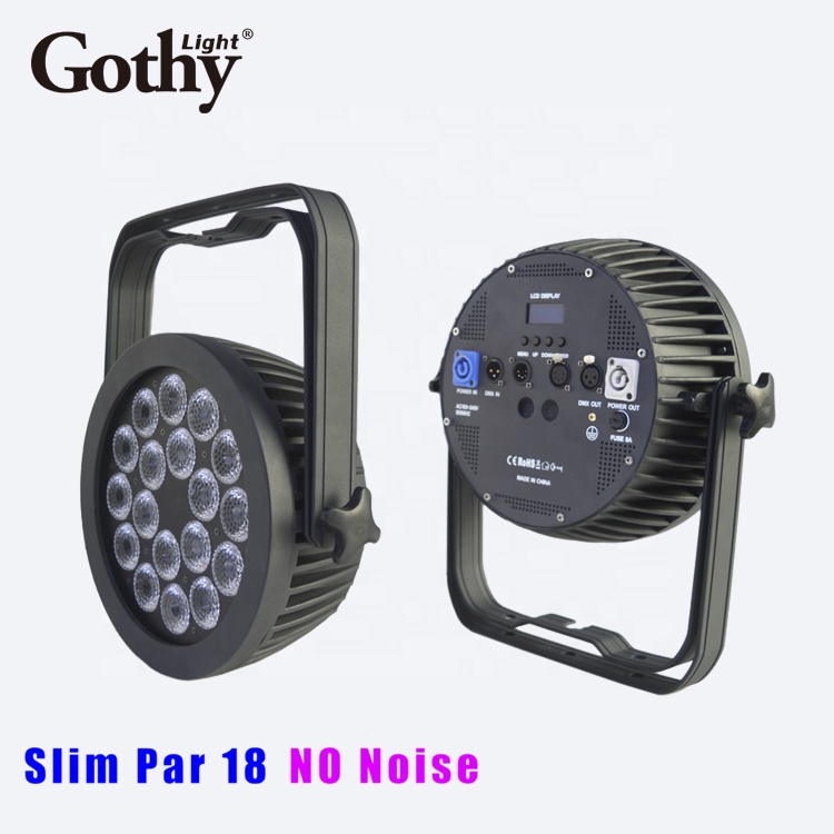 Led Par 18*15w GT404-18LCD 6 в 1 RGBWAUV Slim led par can light