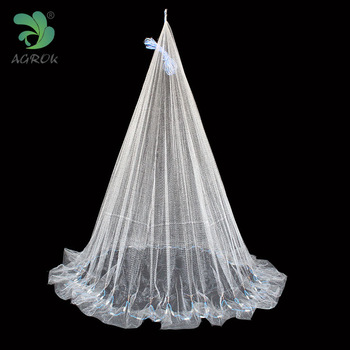 AGROK 12FT 3/4 ''STR японский стиль литой чистая нижняя карман свинцовая цепь рыболовная сеть