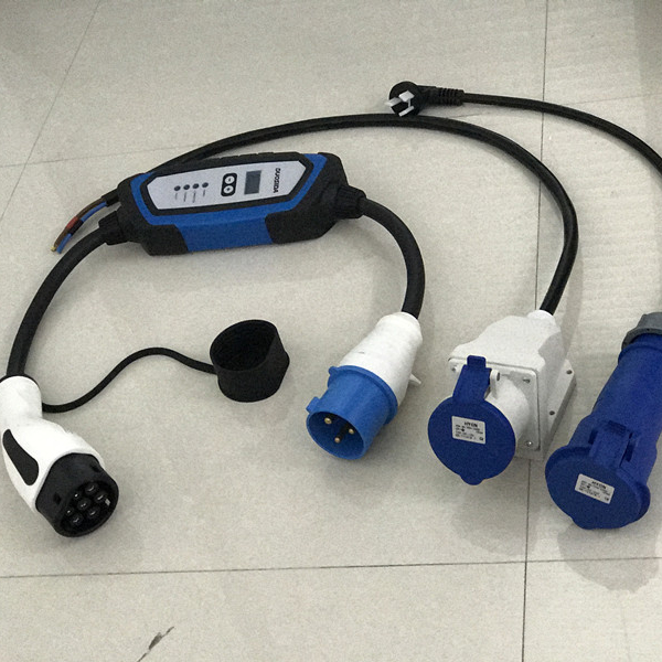 DUOSIDA 32A портативное зарядное устройство mode2 IEC62196-2 CEE CE сертификат