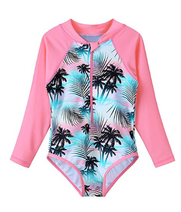 OEM&ODM 50+ UPF printed hawaiian short sleeve kid rash guard