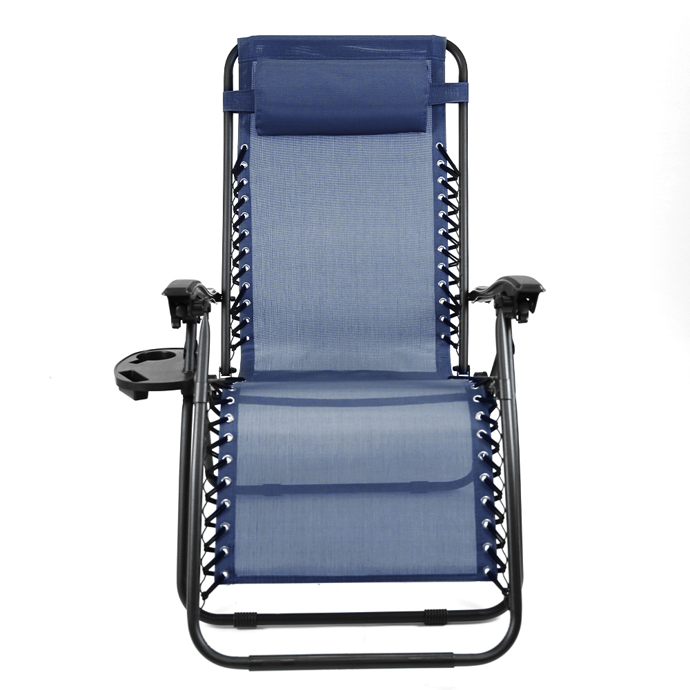 Folding Recliner Lawn Zero Gravity Chair for Outdoor Camping Beach With A Lockable Reclining System chair
