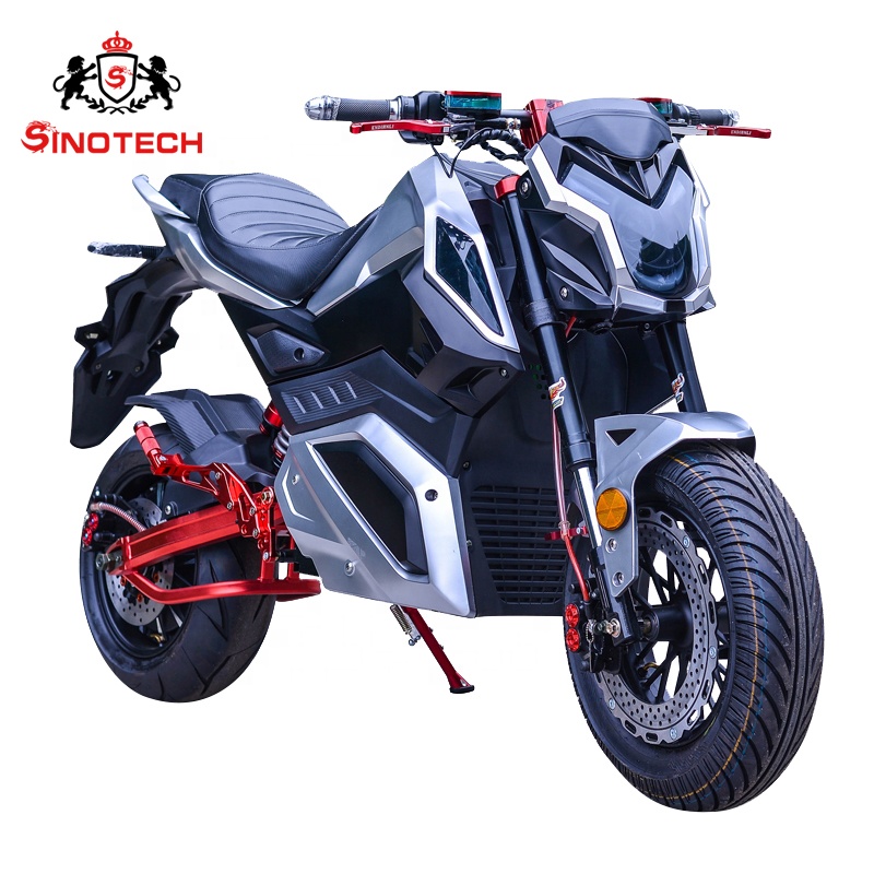 Motocicleta electrica grande de alta velocidad con motor potente para adultos