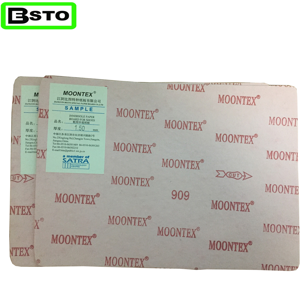 Moontex 909 cellulose Insole Paperboard sheet