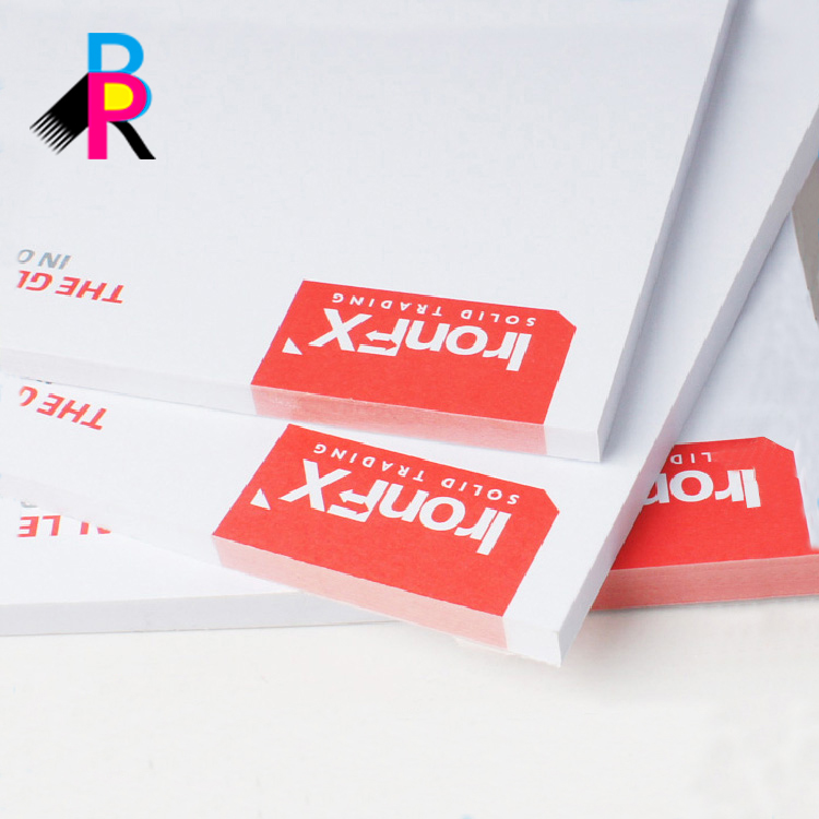 Полноцветная печать CMYK, горячая Распродажа, логотип компании на заказ, высокое качество A4 A5, размер на заказ, головка для письма