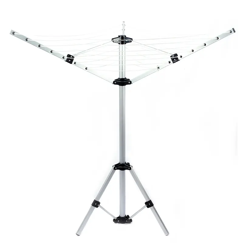 parallel outdoor clothes dryer and rotary airer with tripod