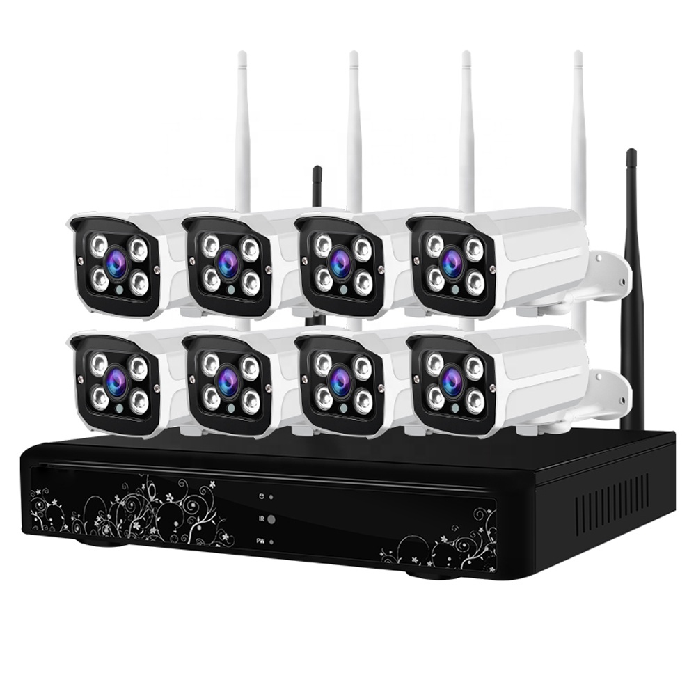 Лучший продукт, набор 8ch беспроводных камер 2mp cctv, система видеонаблюдения, комплект наружной HD ИК-камеры ночного видения, комплект цилиндрической ip-камеры