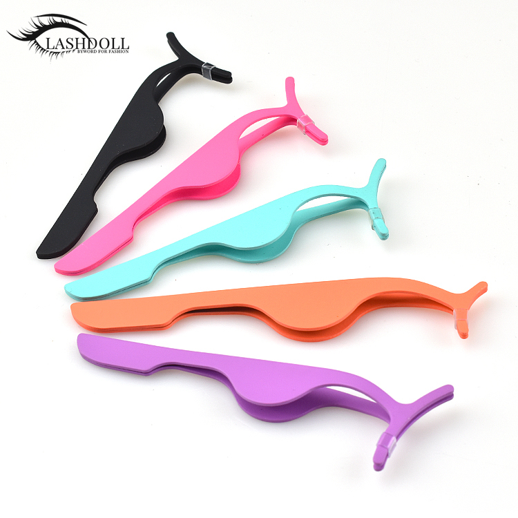 high quality vendor wholesale private label custom stainless steel eyelash tweezers with low MOQ lash extension tweezer