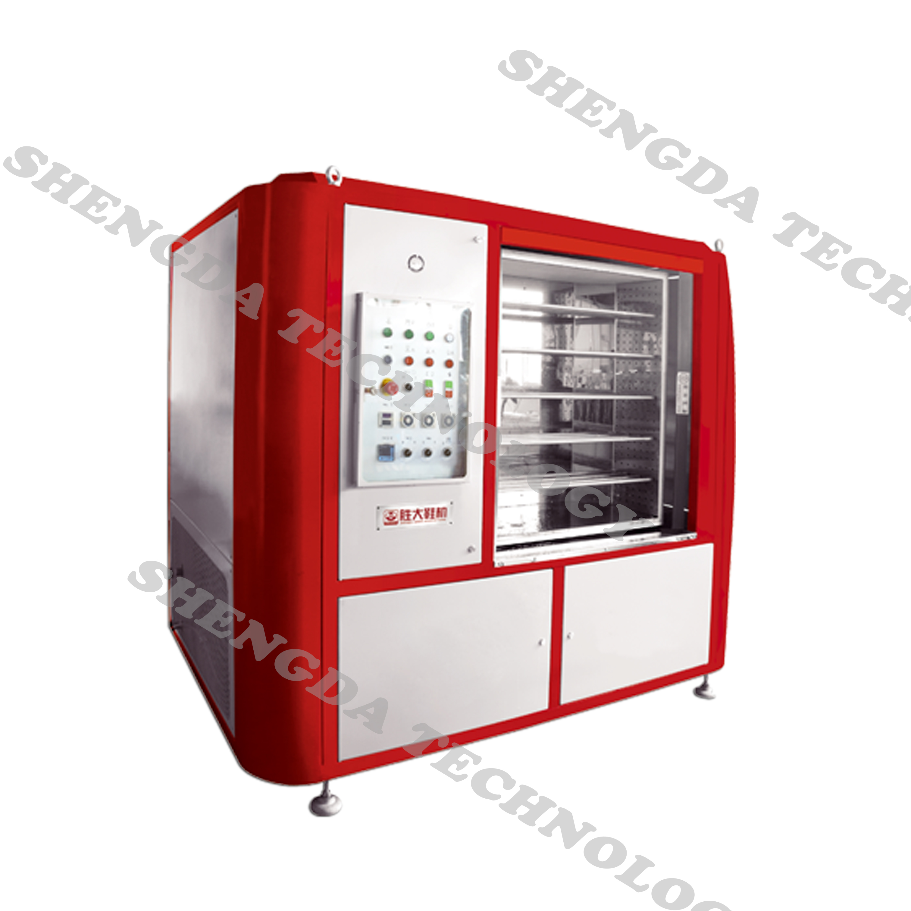 SD-615 4 cases rotary vacuum freeze setting shoe machine