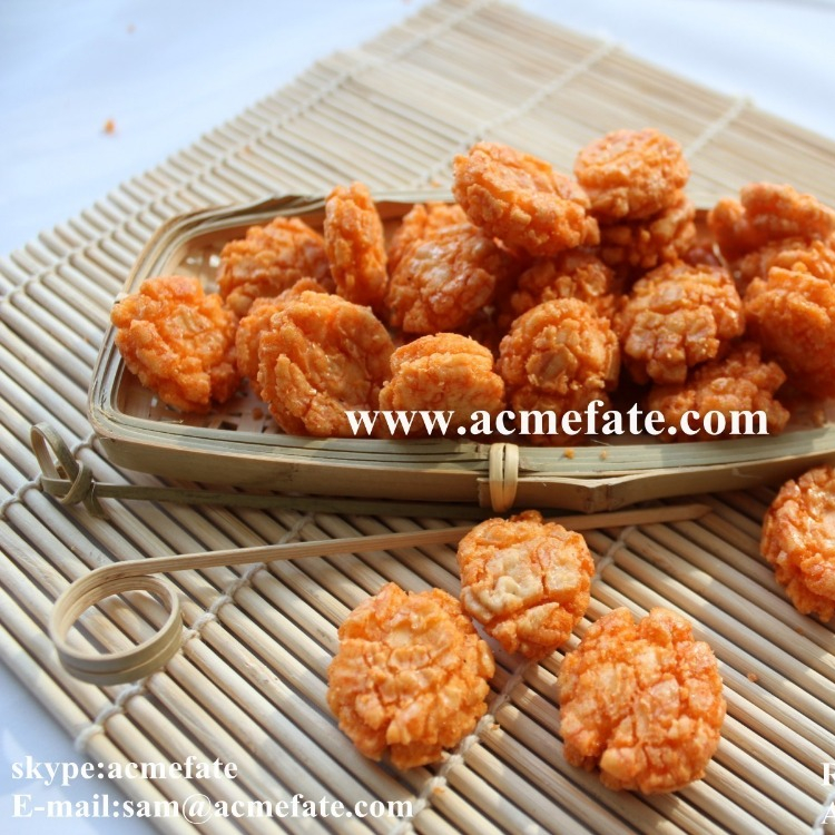 Распродажа: вкусные закуски, жареные рисовые крекеры