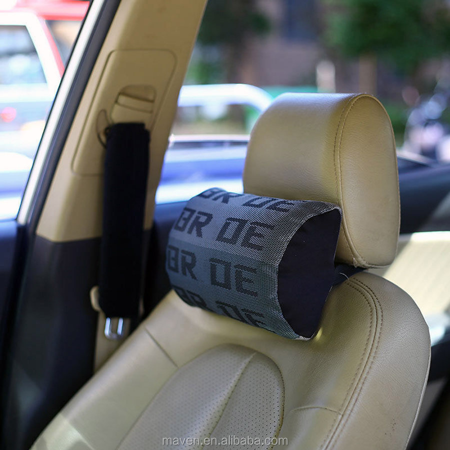 Автомобильная гоночная игрушка JDM из плюша, подголовник для кресла, подушка для шеи, подушка для подголовника