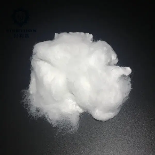 1.5D полутусклые Многослойные гидрофильные девственные полиэфирные волокна для воздуха через нетканые ткани