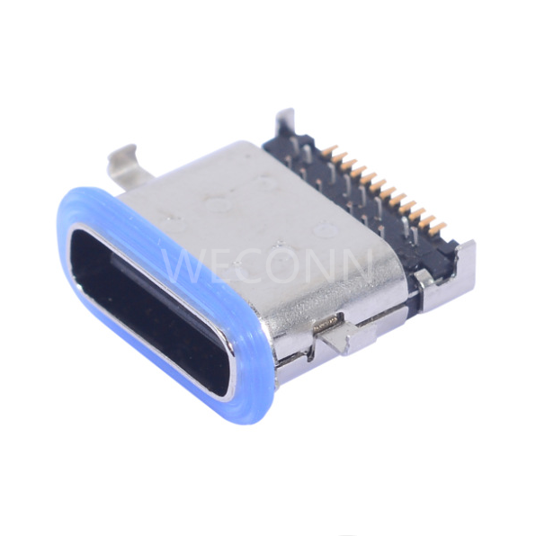 IPX7 24-контактный водонепроницаемый разъем usb 3,1 типа c