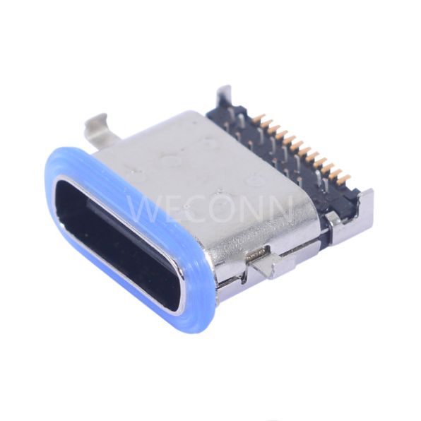 IPX7 24PIN waterproof type c usb 3.1 connector